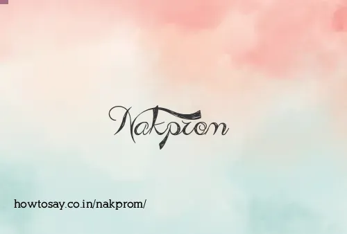 Nakprom