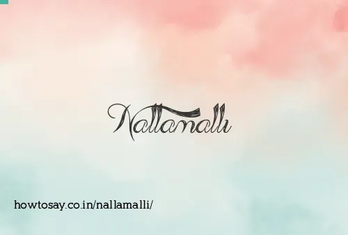 Nallamalli