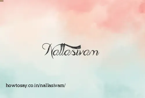 Nallasivam