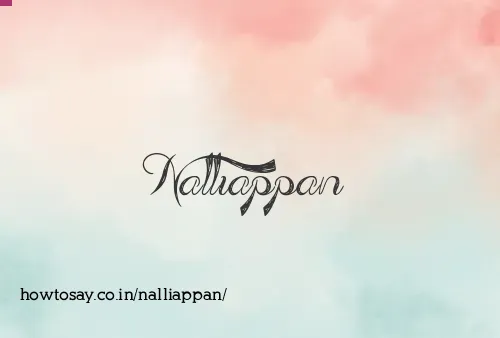 Nalliappan