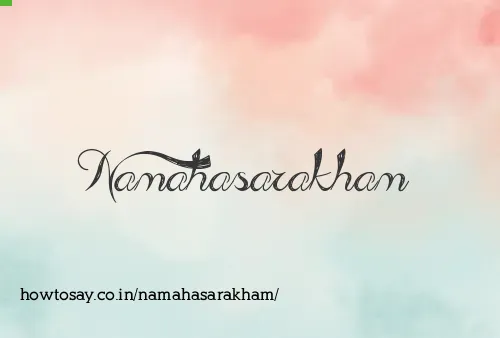Namahasarakham