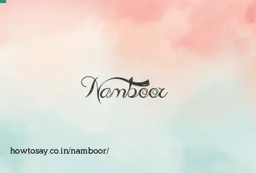 Namboor