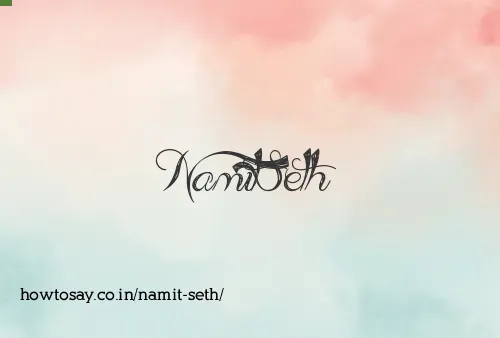 Namit Seth