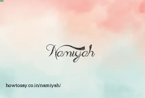 Namiyah