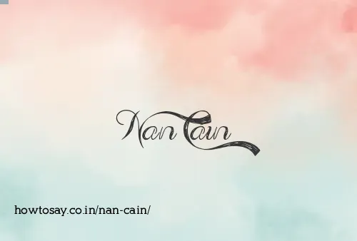 Nan Cain