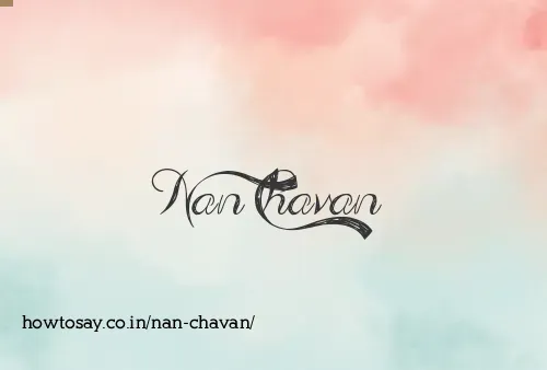 Nan Chavan