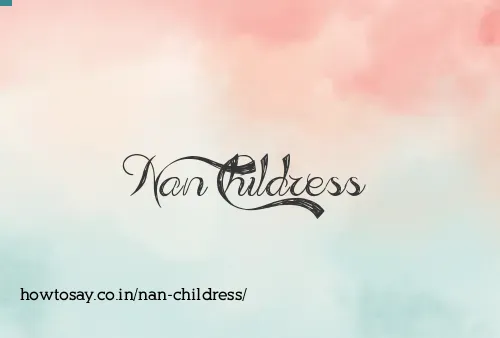 Nan Childress