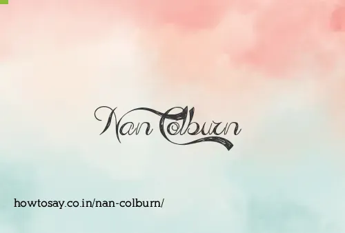 Nan Colburn