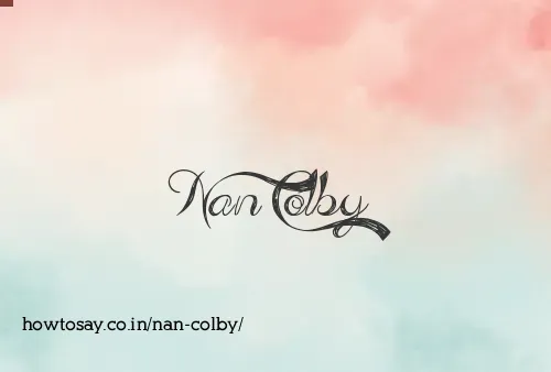 Nan Colby