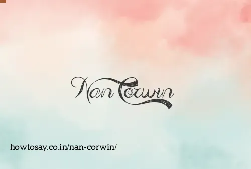 Nan Corwin