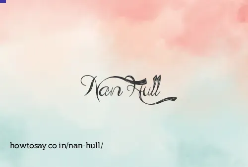 Nan Hull