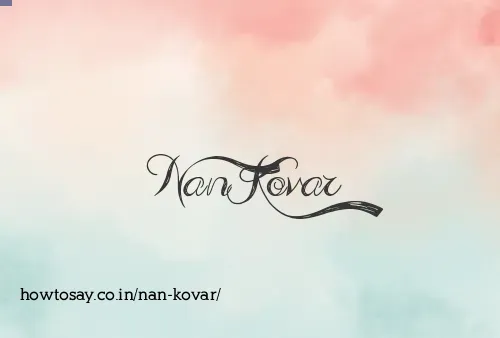 Nan Kovar