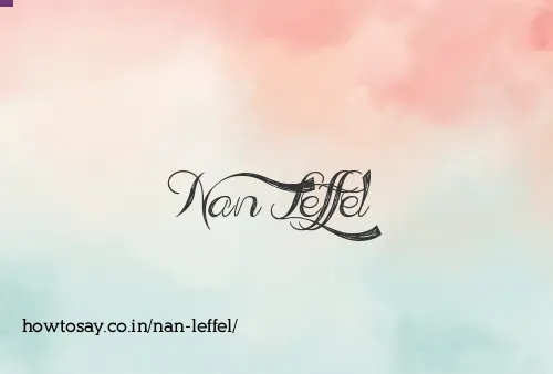 Nan Leffel