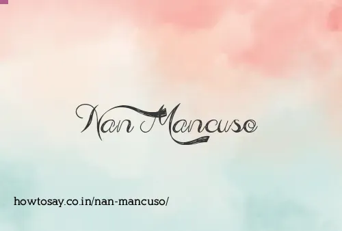 Nan Mancuso