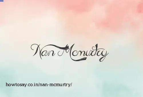 Nan Mcmurtry