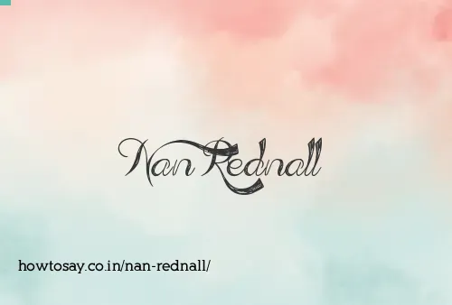 Nan Rednall