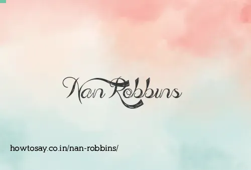 Nan Robbins