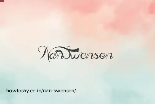 Nan Swenson