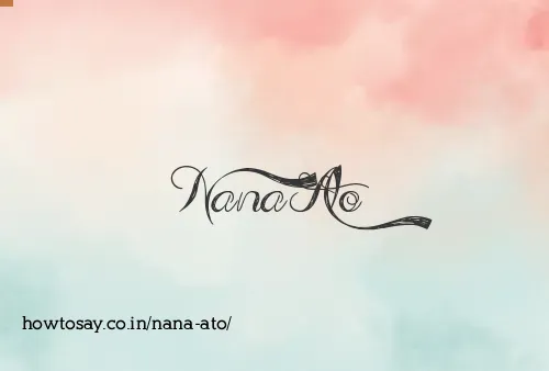 Nana Ato
