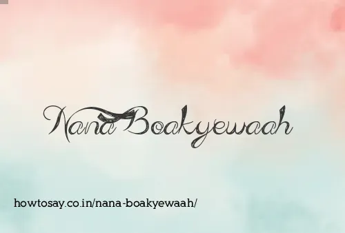 Nana Boakyewaah