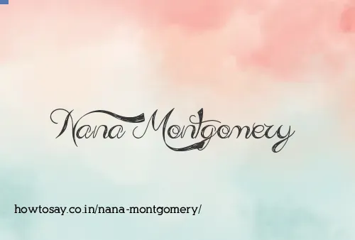 Nana Montgomery