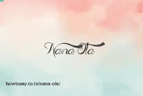 Nana Ola