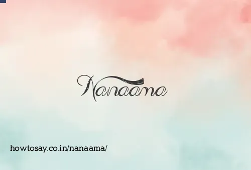 Nanaama