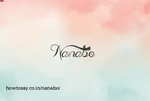 Nanabo