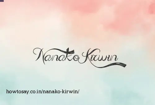 Nanako Kirwin