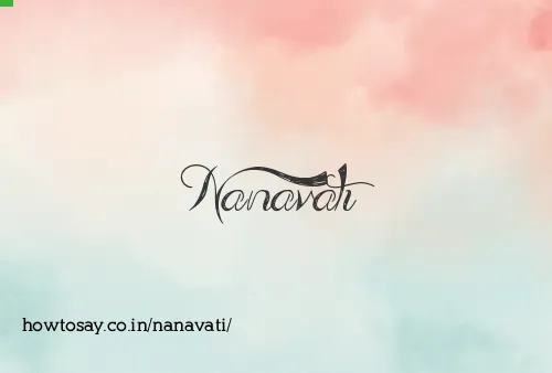 Nanavati