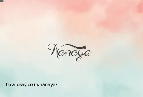 Nanaya