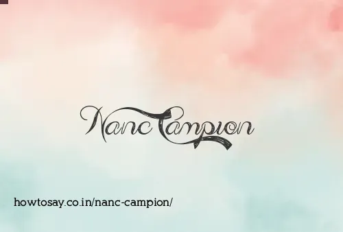 Nanc Campion