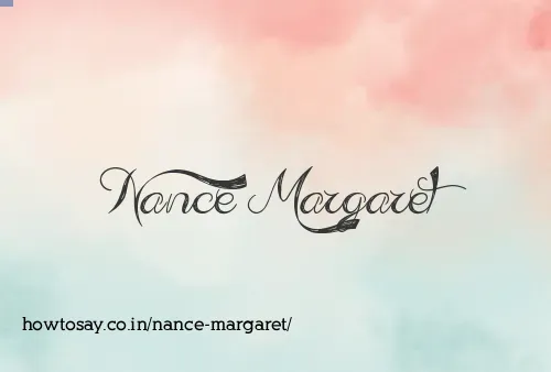 Nance Margaret