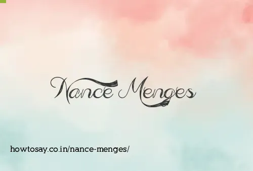 Nance Menges