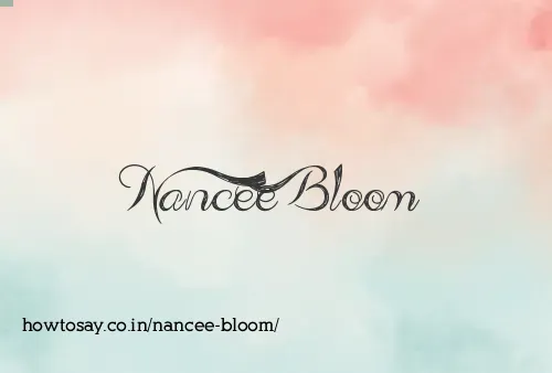Nancee Bloom