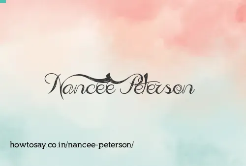 Nancee Peterson