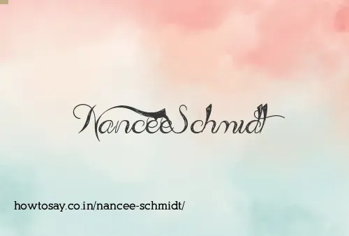 Nancee Schmidt