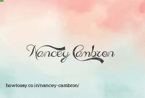 Nancey Cambron