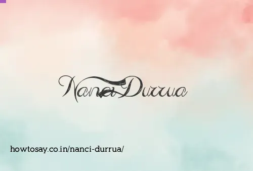 Nanci Durrua