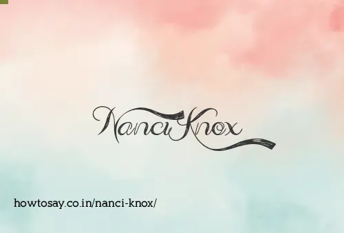 Nanci Knox
