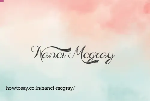 Nanci Mcgray