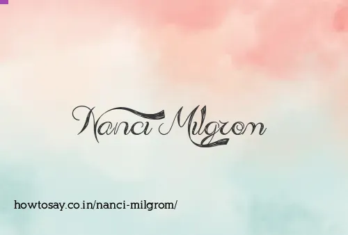Nanci Milgrom