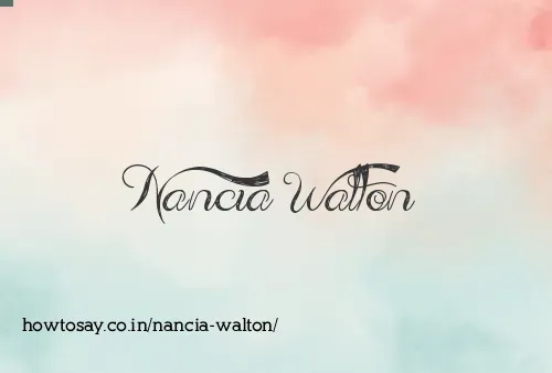 Nancia Walton