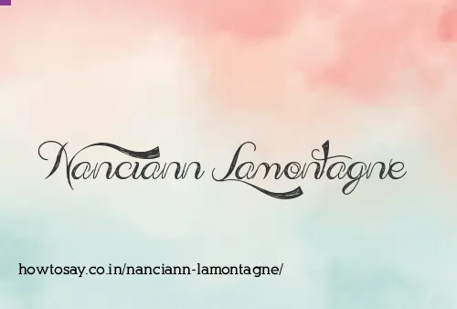 Nanciann Lamontagne