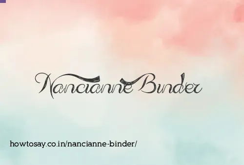 Nancianne Binder