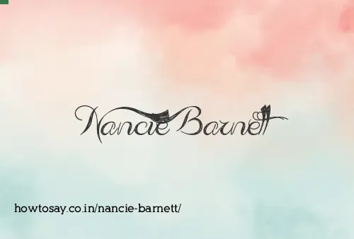 Nancie Barnett