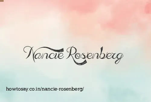 Nancie Rosenberg