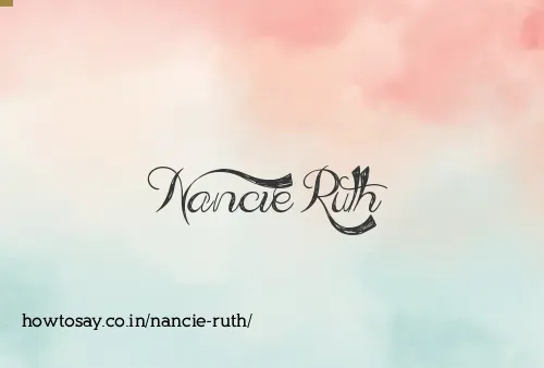 Nancie Ruth