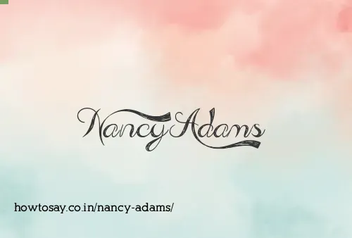 Nancy Adams