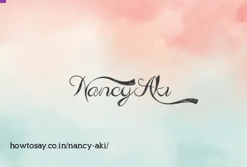 Nancy Aki